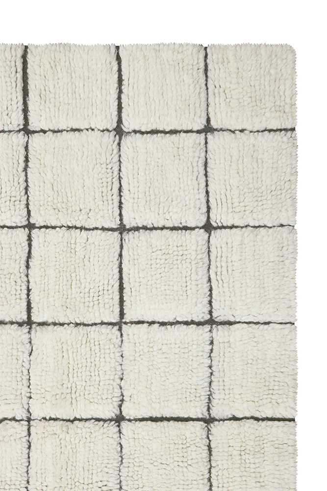 WOOL RUNNER RUG MOSAIC NATURAL - Image 4