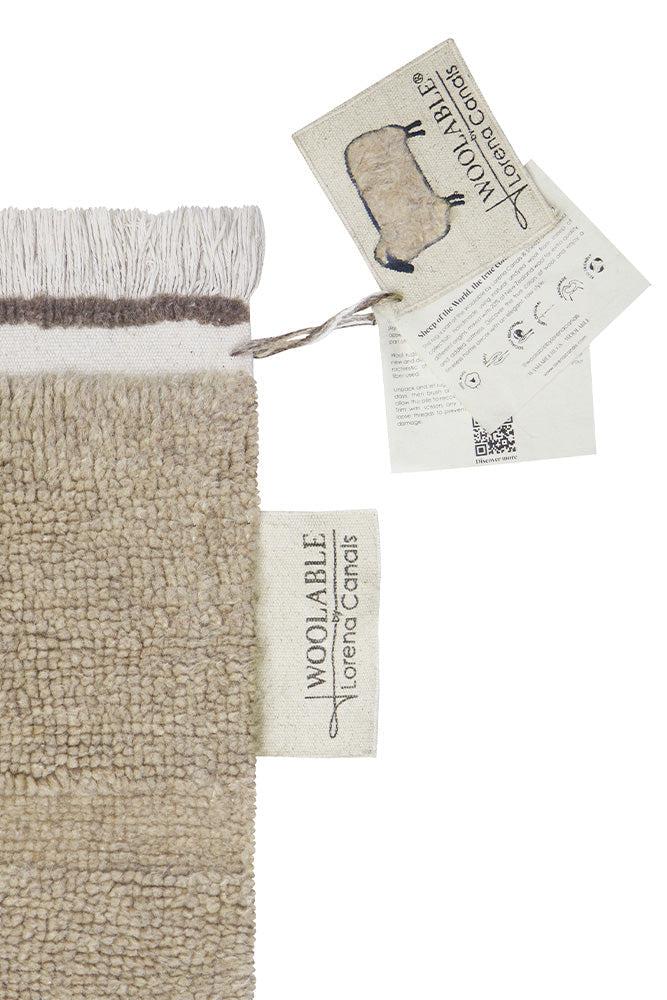 WOOLABLE RUG STEPPE - SHEEP BEIGE - Image 9