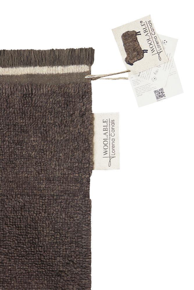 WOOLABLE RUG STEPPE - SHEEP BROWN - Image 6